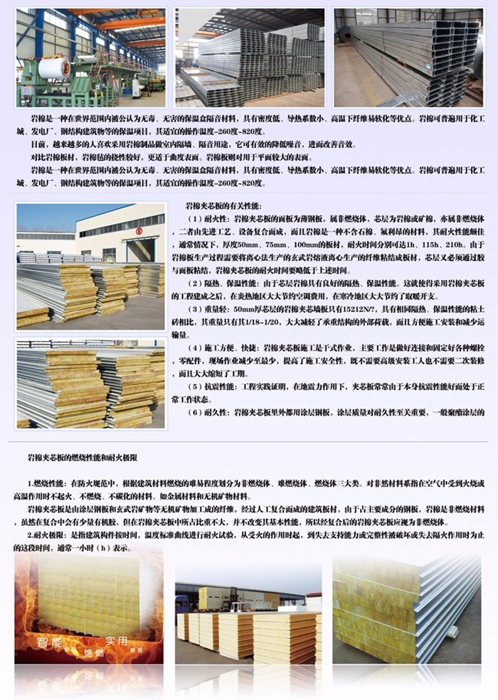 巖棉復(fù)合夾芯板